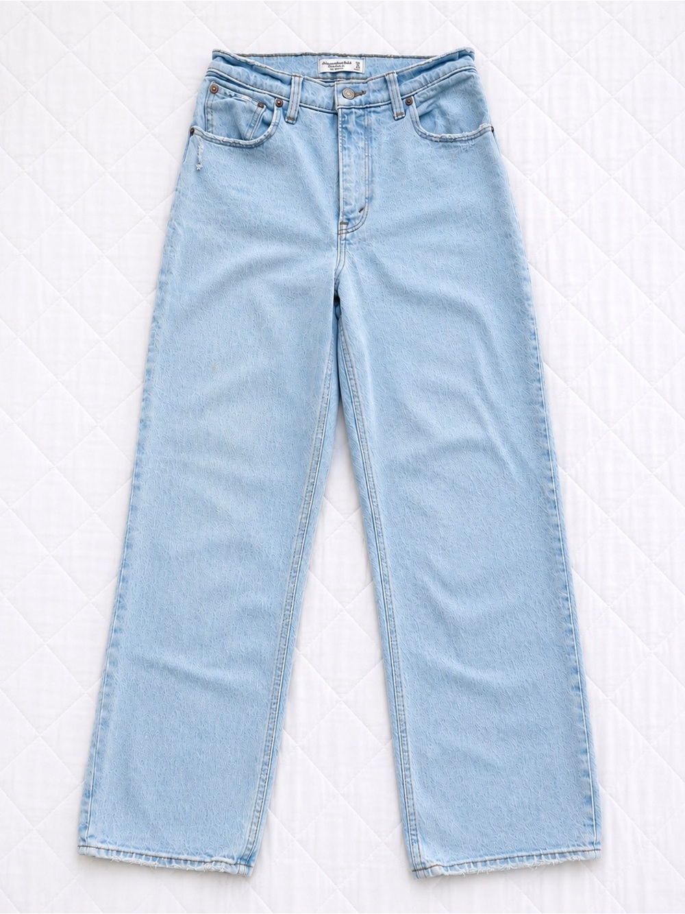 Abercrombie 90s Straight Ultra High Rise Carpenter Jeans 27 Short